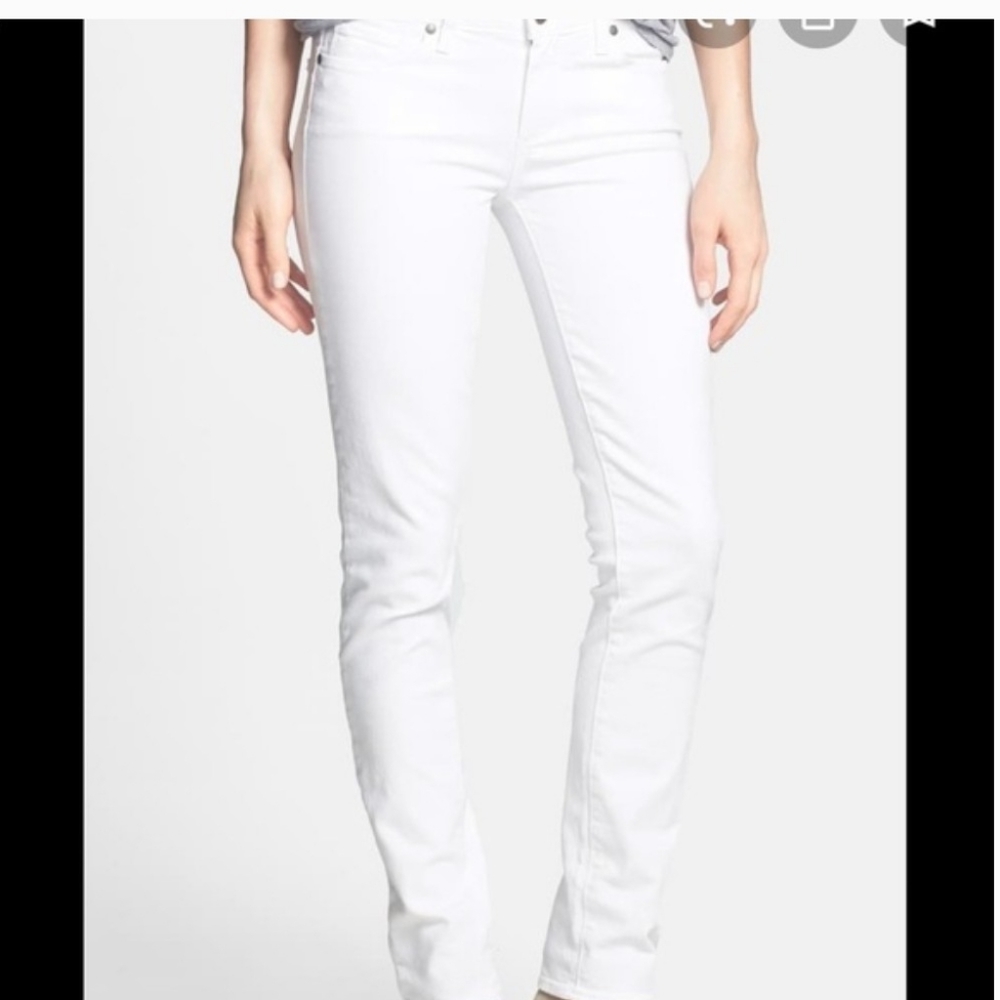 PAIGE white skyline skinny jeans Size 27. …